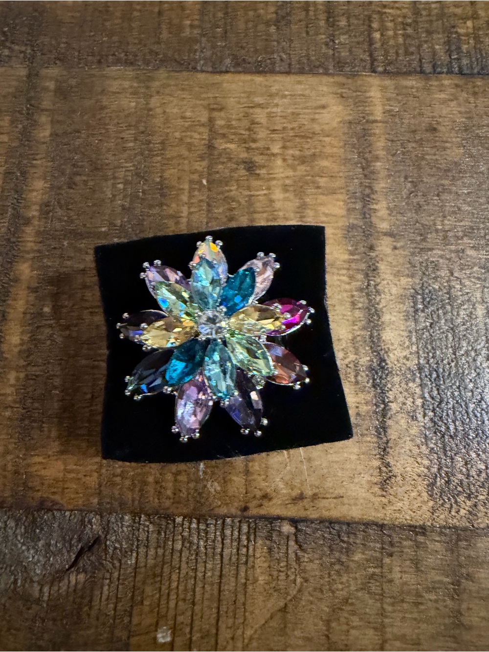Paparazzi Multicolor Floral Crystal ring